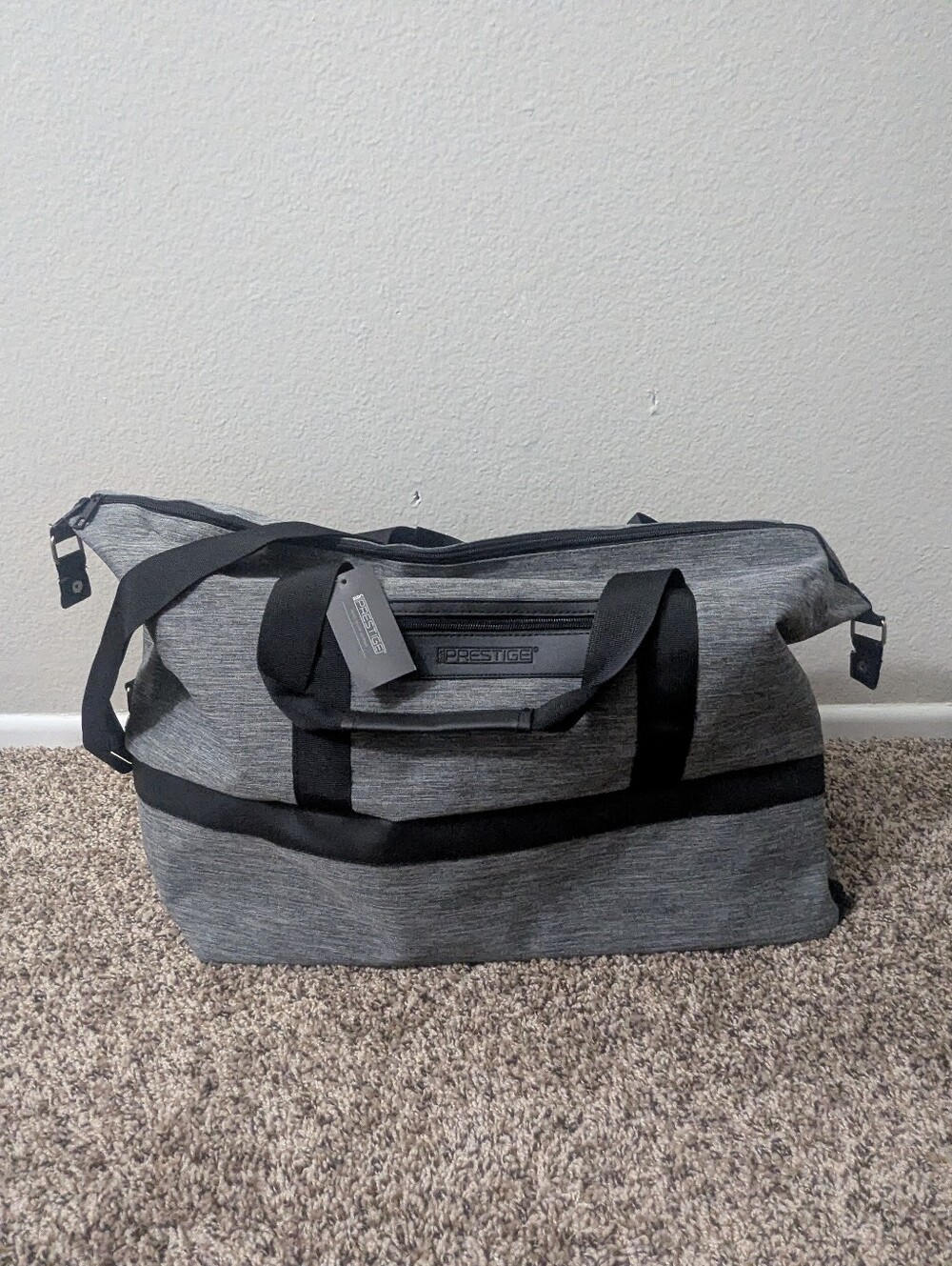 NWT Gray Weekend Duffel Bag